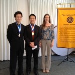 Academy for Public Speaking graduates Austin Zhang & Hanrui Zhang with President & Founder Kathleen Petrone 