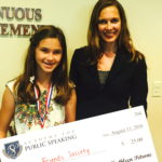 Academy for Public Speaking graduate Natalia wins a donation for Best Friends Society