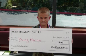 Teen Speaking Skills supports the Young Marines