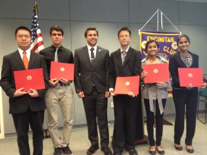 Academy for Public Speaking Graduates at the Encinitas Lions Club Contest in 2013
