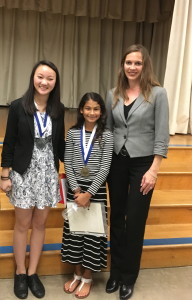 Academy for Public Speaking graduates Natasha and Jocelyn win 1st and 2nd place in the 2016 Allied Gardens Optimist Club Oratorical Contest