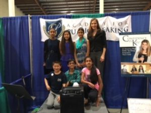Academy for Public Speaking at the San Diego Kids Expo - Spring 2016